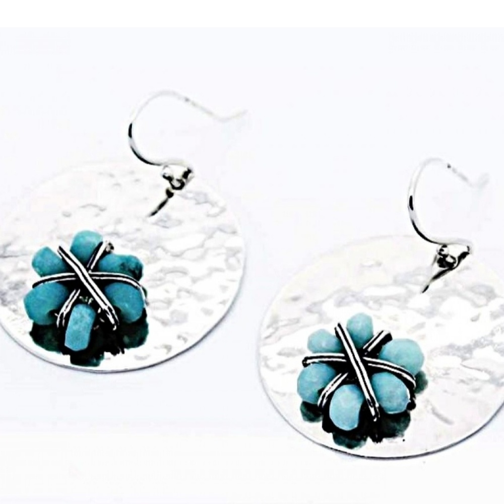 Silpada Quartzite Flower Earrings